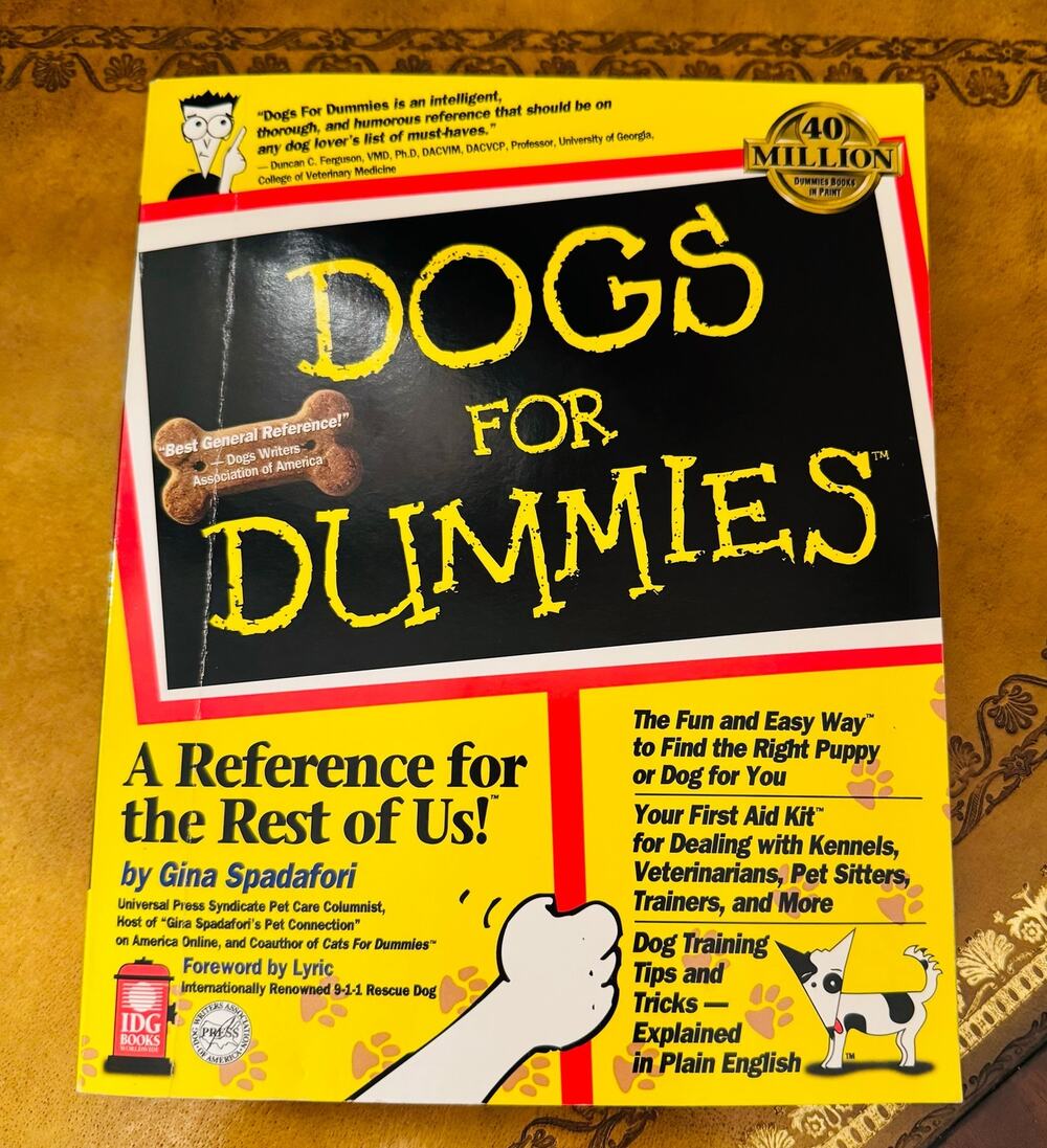 Dogs for Dummies Reference Training Book